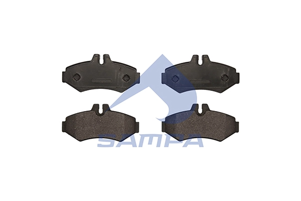 092.666 SAMPA Комплект тормозных колодок, дисковый тормоз (фото 1)