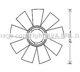 REC112 AVA Рабочее колесо вентилятора (фото 1)