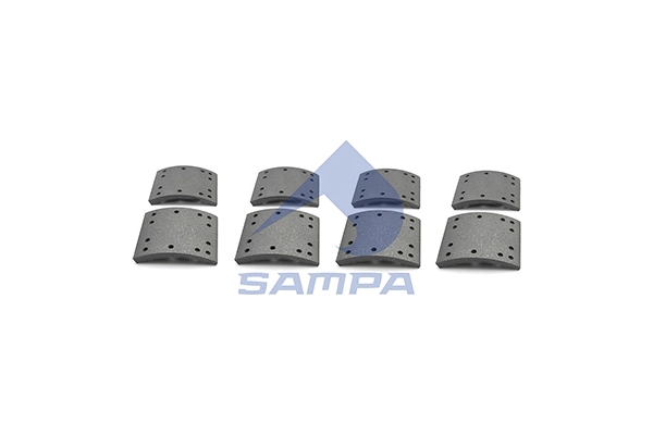 096.1797 SAMPA Комплект тормозных башмаков, барабанные тормоза (фото 1)