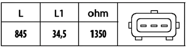 6PU 009 146-471 BEHR/HELLA/PAGID Датчик импульсов (скорости) (фото 2)