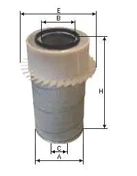 CH 0021 K SAMPIYON FILTER Воздушный фильтр (фото 1)