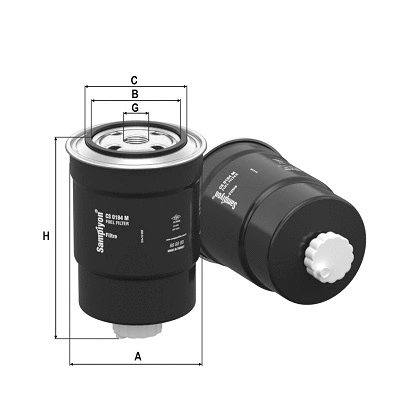CS 0184 M SAMPIYON FILTER Топливный фильтр (фото 1)