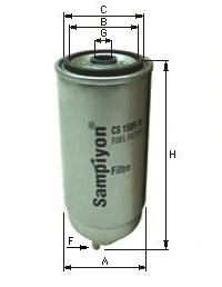 CS 0187 M SAMPIYON FILTER Топливный фильтр (фото 1)