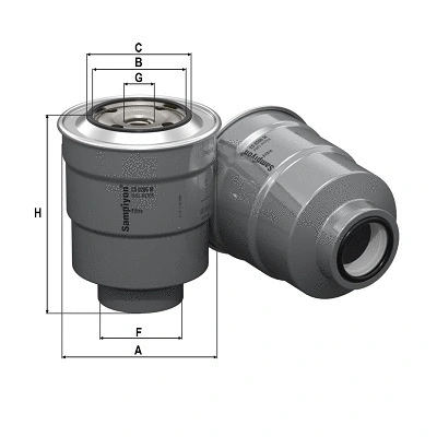 CS 0206 M SAMPIYON FILTER Топливный фильтр (фото 1)