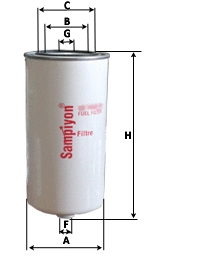 CS 1671 M SAMPIYON FILTER Топливный фильтр (фото 1)