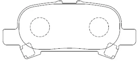 BP20427 SB NAGAMOCHI Комплект тормозных колодок, дисковый тормоз (фото 1)