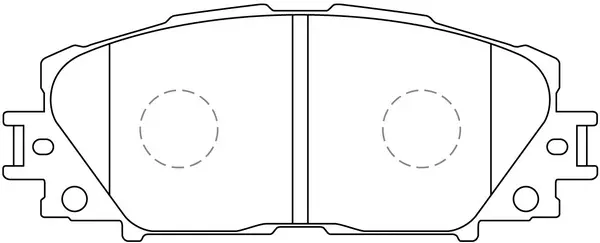 BP21508 SB NAGAMOCHI Комплект тормозных колодок, дисковый тормоз (фото 1)
