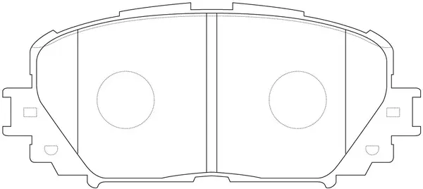 BP21518 SB NAGAMOCHI Комплект тормозных колодок, дисковый тормоз (фото 1)