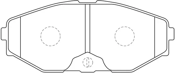 BP22261 SB NAGAMOCHI Комплект тормозных колодок, дисковый тормоз (фото 1)