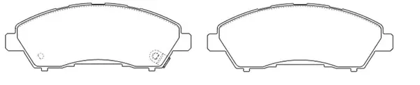 BP23004 SB NAGAMOCHI Комплект тормозных колодок, дисковый тормоз (фото 1)