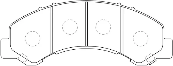 BP24491 SB NAGAMOCHI Комплект тормозных колодок, дисковый тормоз (фото 1)