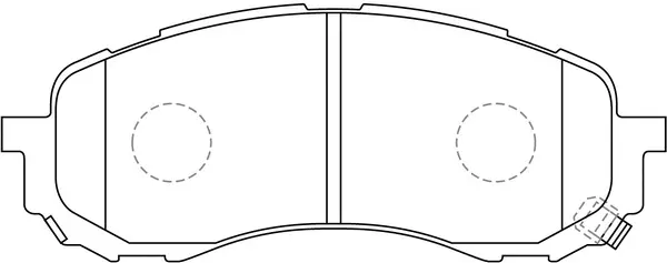 BP27493 SB NAGAMOCHI Комплект тормозных колодок, дисковый тормоз (фото 1)