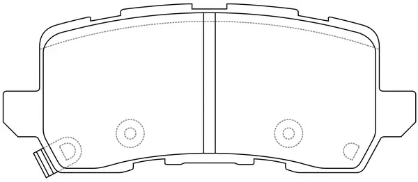 BP28009 SB NAGAMOCHI Комплект тормозных колодок, дисковый тормоз (фото 1)