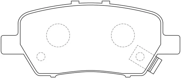 BP28506 SB NAGAMOCHI Комплект тормозных колодок, дисковый тормоз (фото 1)