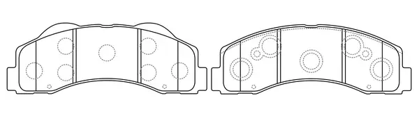 BP51003 SB NAGAMOCHI Комплект тормозных колодок, дисковый тормоз (фото 1)