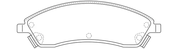 BP51015 SB NAGAMOCHI Комплект тормозных колодок, дисковый тормоз (фото 1)