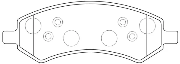 BP53004 SB NAGAMOCHI Комплект тормозных колодок, дисковый тормоз (фото 1)