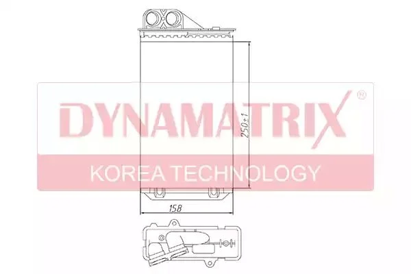 DR72936 DYNAMAX Теплообменник (фото 1)
