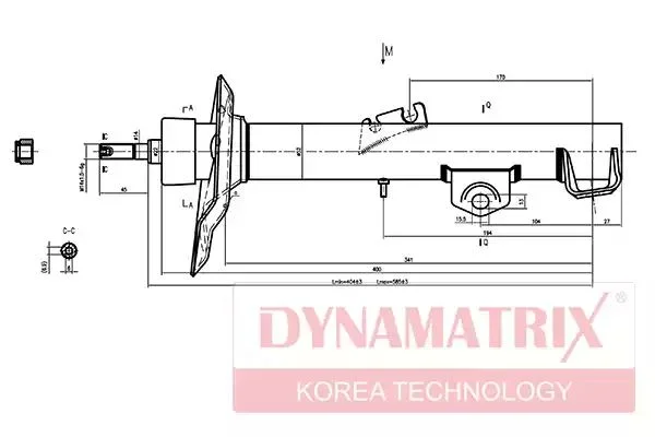 DSA333909 DYNAMAX Амортизатор (фото 1)