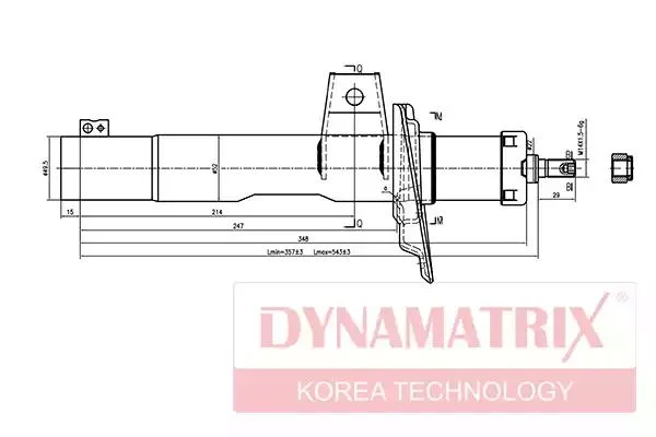 DSA334834 DYNAMAX Амортизатор (фото 1)