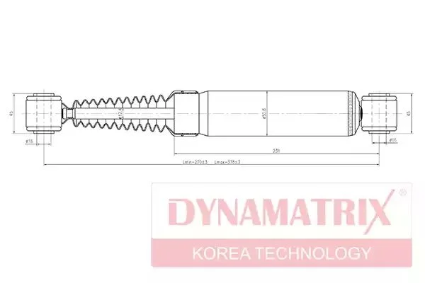 DSA341102 DYNAMAX Амортизатор (фото 1)