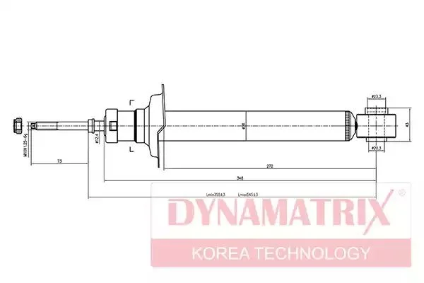 DSA341142 DYNAMAX Амортизатор (фото 1)