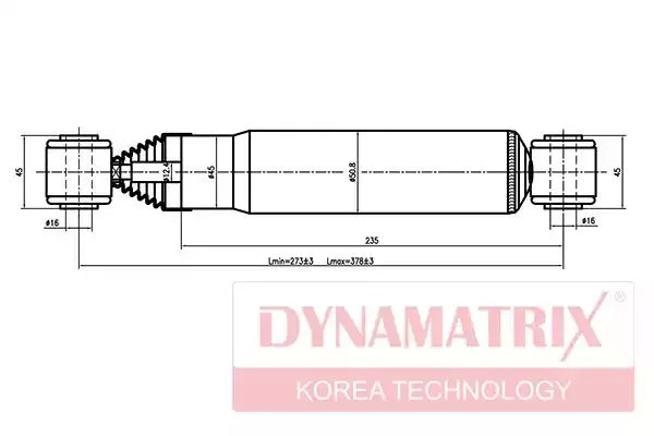 DSA441066 DYNAMAX Амортизатор (фото 1)