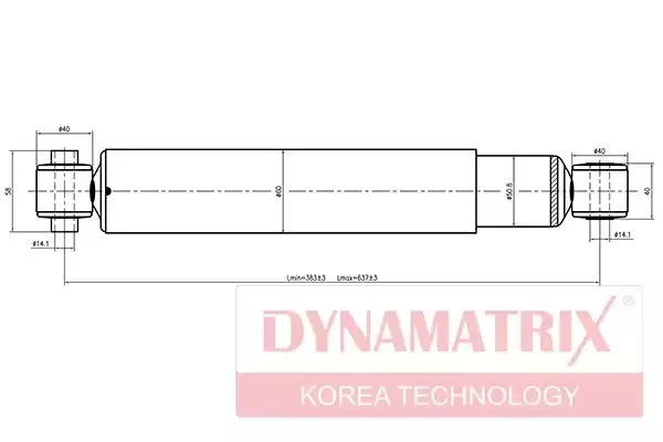 DSA444145 DYNAMAX Амортизатор (фото 1)