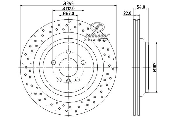 BZS55.00031 SCHNIEDER AUTOTECH Тормозной диск (фото 1)