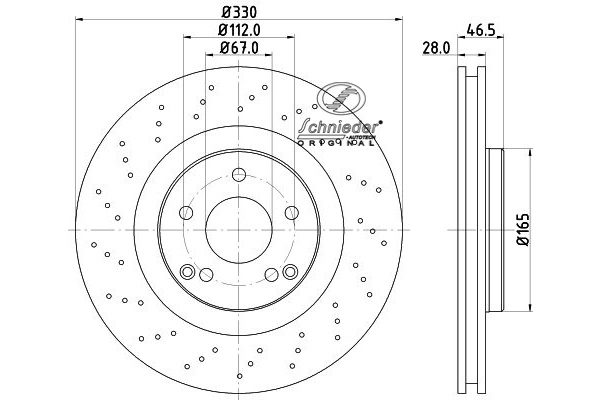 BZS55.00050 SCHNIEDER AUTOTECH Тормозной диск (фото 1)