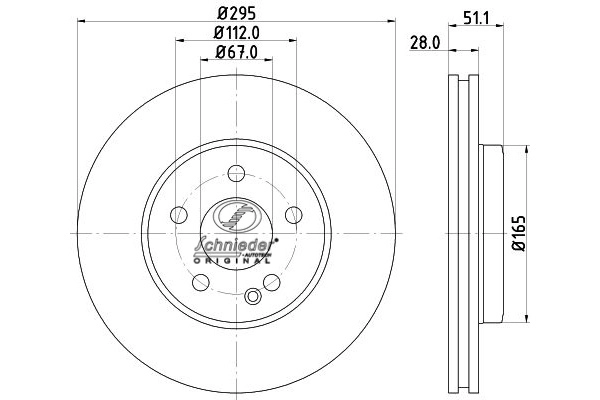 BZS55.00109 SCHNIEDER AUTOTECH Тормозной диск (фото 1)