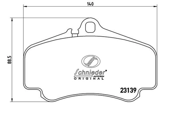 SBP009-841 SCHNIEDER AUTOTECH Комплект тормозных колодок, дисковый тормоз (фото 1)
