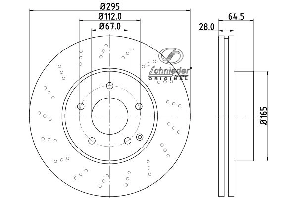 BZS55.00056 SCHNIEDER AUTOTECH Тормозной диск (фото 1)