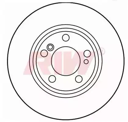 FC991 RIW Тормозной диск (фото 1)