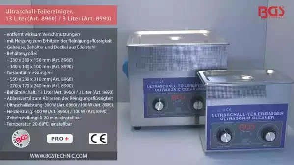 8960 BGS Ultrasonic Cleaner (фото 2)