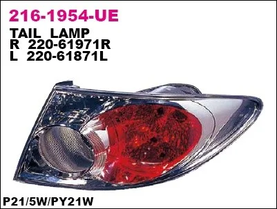 216-1954L-UE DEPO Задний фонарь (фото 1)