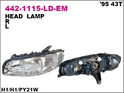 442-1115L-LD-EM DEPO Основная фара (фото 1)