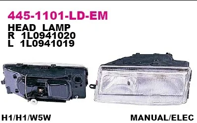 445-1101L-LD-EM DEPO Основная фара (фото 1)