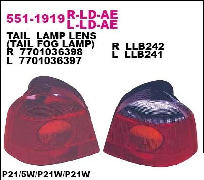 551-1919L-LD-AE DEPO Задний фонарь (фото 1)