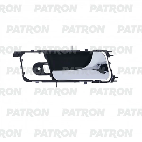 P20-1124R PATRON Ручка внутренняя двери передн прав Chevrolet Optra, Nubira, Lacetti Estatel, Excelle , HRV 03-13,Daewoo: Nubira, Optra, Estate, Excel, HRV, Lacetti 02-08 (хром\черн) (фото 1)