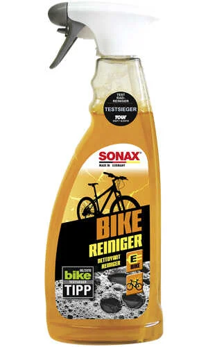 852 400 SONAX Очиститель велосипедов для стойких загрязн., аэрозоль, 750мл (фото 1)