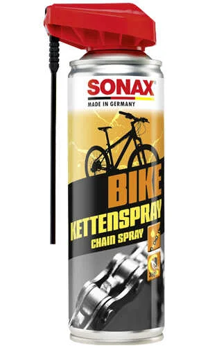 876 200 SONAX Очиститель цепи велосипеда спрей, 300мл (фото 1)