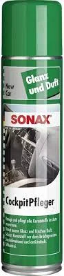 356 300 SONAX Очиститель для пластика, блеск, пылеотталк., антистатич., без силик., 400мл. (фото 1)