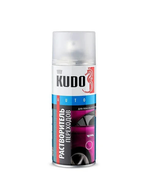 KU-9101 KUDO Растворитель использвать при окраске в 2 этапа (база «металлик» + лак) и при окраске любыми акриловыми и алкидными solid эмалями, аэрозоль 520 мл. (фото 1)