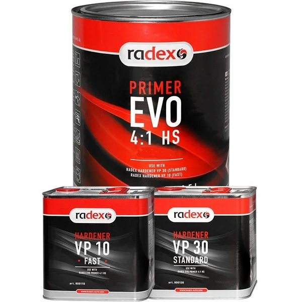 RAD800132 RADEX Отвердитель для акрилового грунта VP 30 для EVO грунта стандартный, 0,2 л (фото 1)