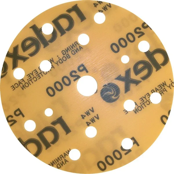 RAD553616 RADEX Диск абразивный Р800 - круг абразивный на пленке с отверстиями для пылеотвода и с использованием минерала оксида алюминия (фото 1)