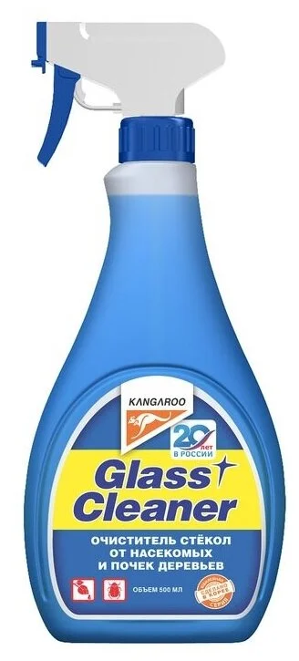 320126 KANGAROO Очиститель стекол Очиститель стекол Glass cleaner 500мл (фото 1)