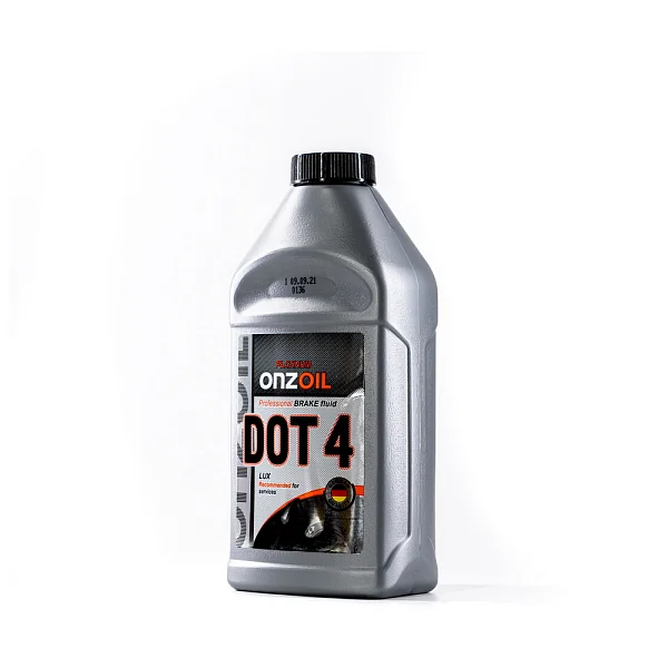 DOT 4 LUX/0.40 ONZOIL Жидкость тормозная 405гр - DOT 4 LUX для тормозных систем и гидроприводов сцепления (фото 1)