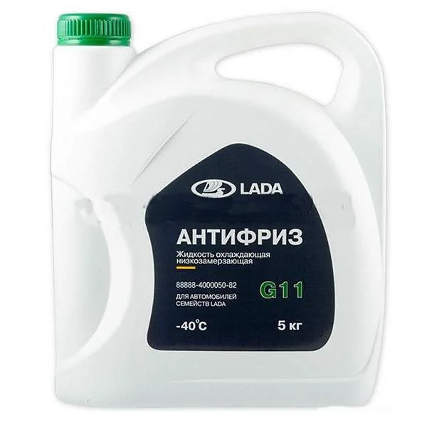 88888400005082 LADA АНТИФРИЗ CARBOXYLATE ГОТОВЫЙ -40C ЗЕЛЕНЫЙ 5 Л 88888-4000050-82 88888-4000050-82 (фото 1)