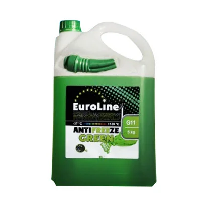 Euroline GREEN G11 (зеленый) 4,5 л/5 кг EUROLINE Антифриз (фото 1)